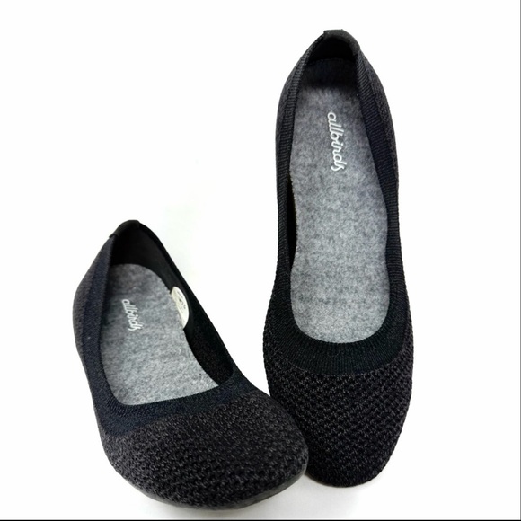 allbirds Shoes - Allbirds Tree Breezer Flats Jet Black Size 7.5